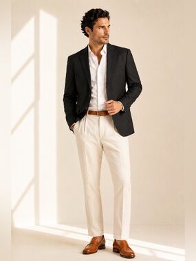 Hugo Boss Super 130s Wool Blazer Quiet Luxury Tailored Size 40L